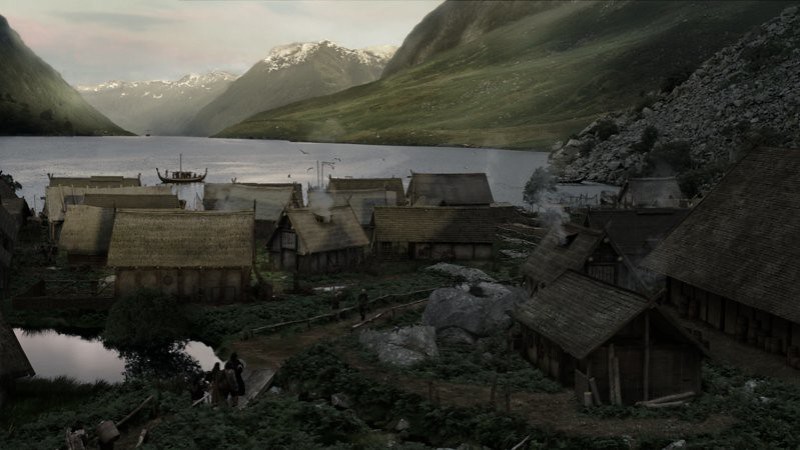 localizacin de vikingos, casas de vikingos, localizacin de kattegat